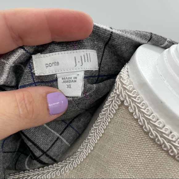 J. Jill Ponte plaid sleeveless dress - Picture 4 of 7